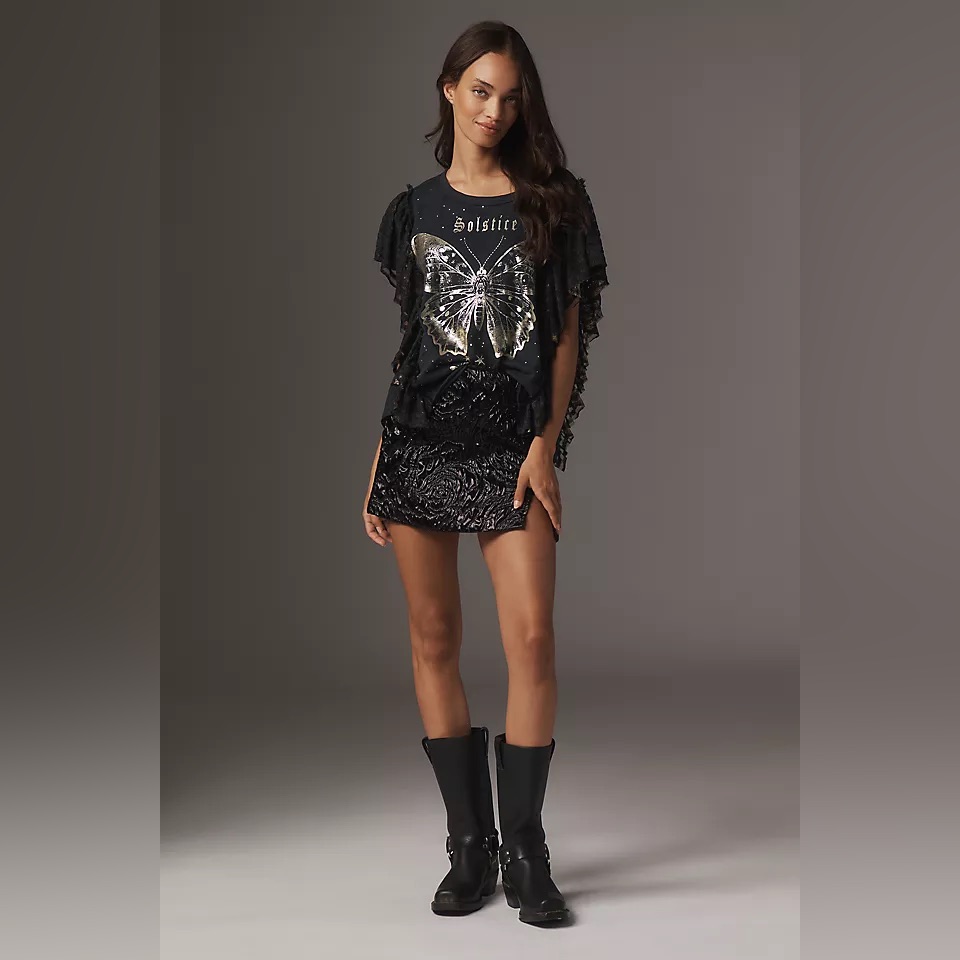 Anthropologie Pilcro Golden Hour Tee